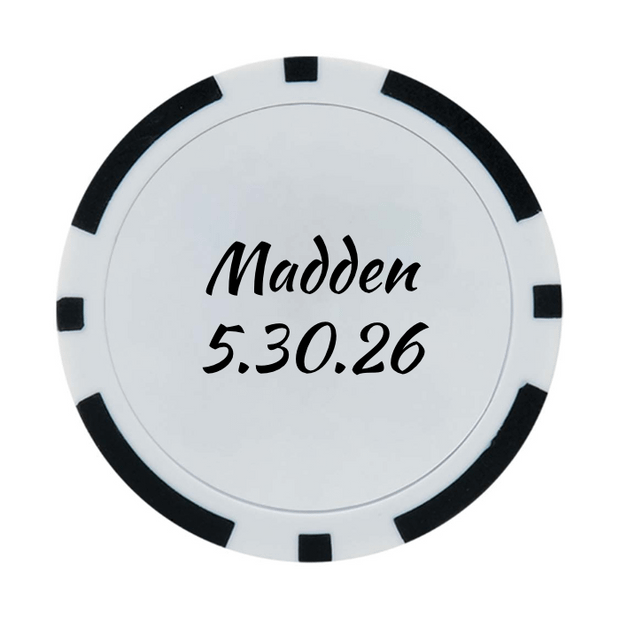 30 Poker Chips in Tube