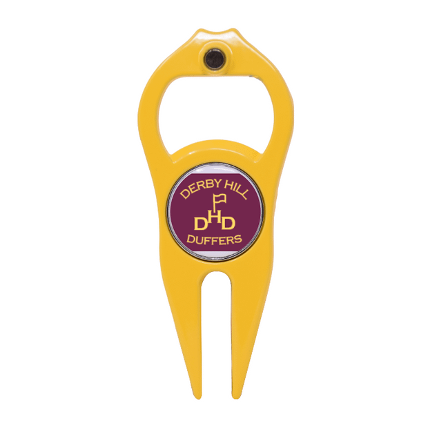 Yellow Hat Trick 6 in 1 Divot Tool