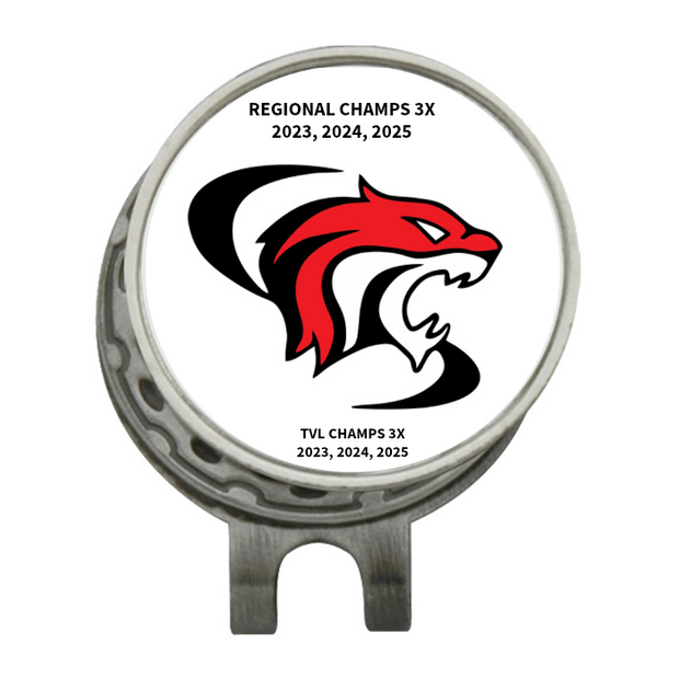 Hat Clip Ball Marker Silver