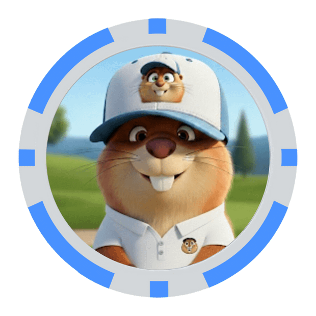 Light Blue Poker Chips