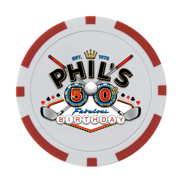 30 Poker Chips in Tube
