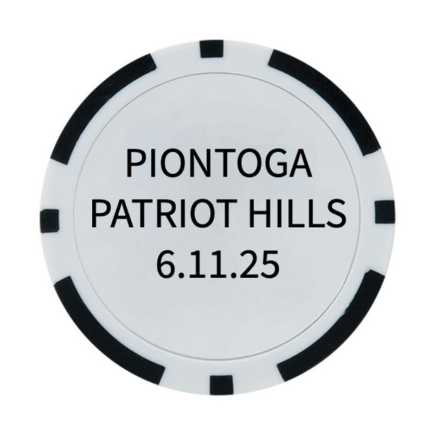 30 Poker Chips in Tube