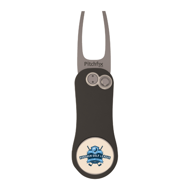 Gunmetal Pitchfix Original 2.0 Divot Tool