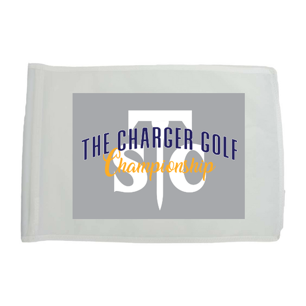 Golf Flag - White