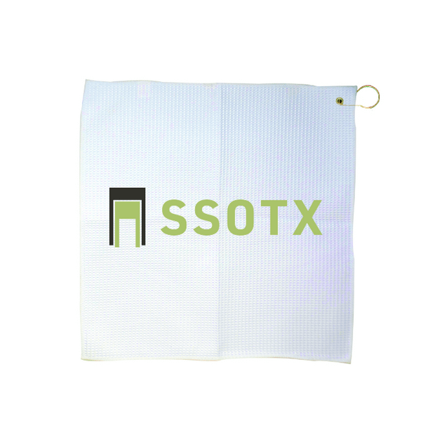 Custom 16" x 16" Waffle Golf Towel