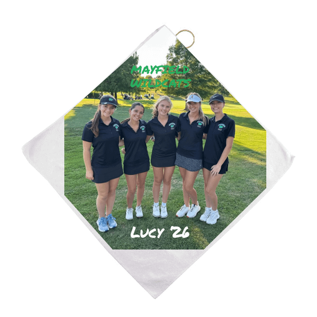 Custom 16" x 16" Golf Towel