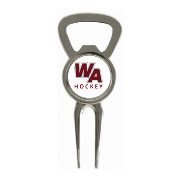 Divot Tool Bottle Opener Shiny Silver