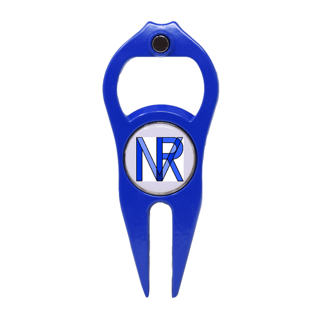 Royal Blue Hat Trick 6 in 1 Divot Tool