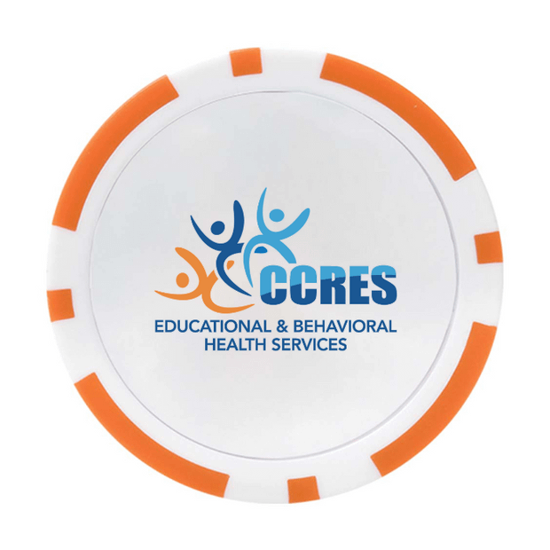 30 Poker Chips in Tube