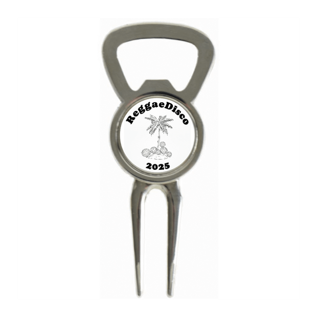 Divot Tool Bottle Opener Shiny Silver