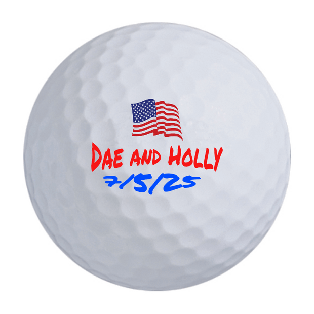 Custom TaylorMade Distance + Golf Balls One Dozen