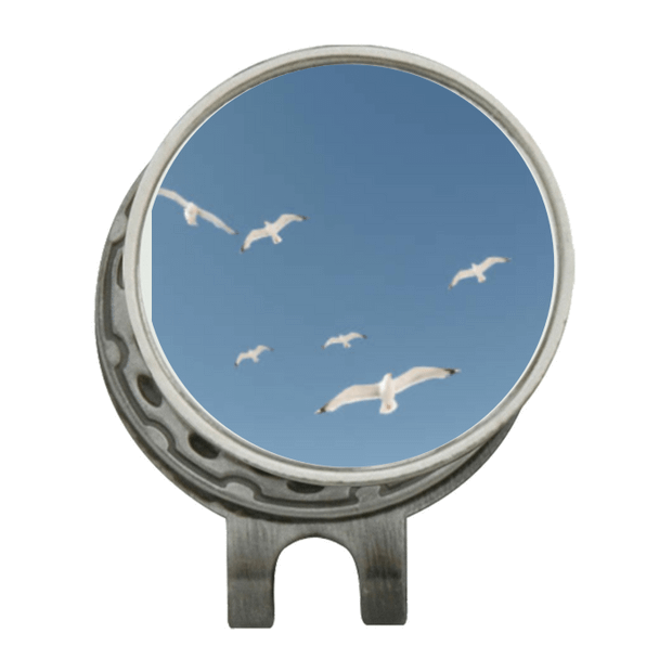 Hat Clip Ball Marker Silver