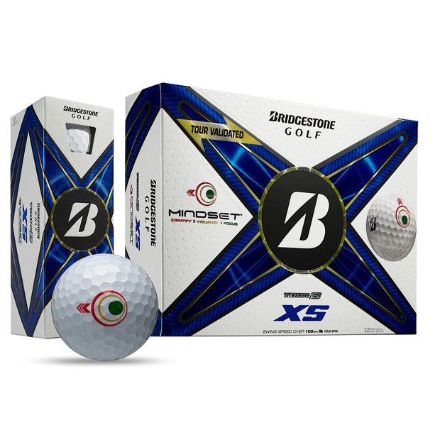 Custom Bridgestone Tour B XS MindSet Golf Balls One Dozen