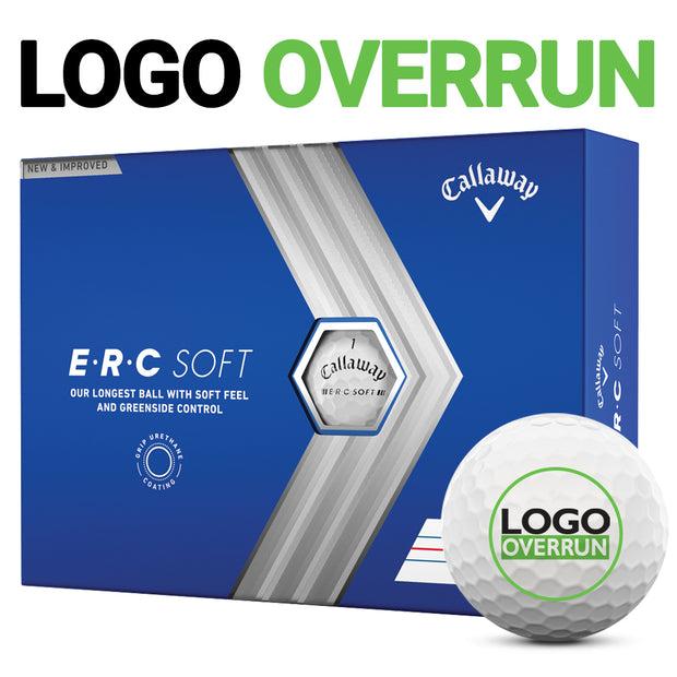 Callaway ERC Soft Golf Balls - LOGO OVERRUN