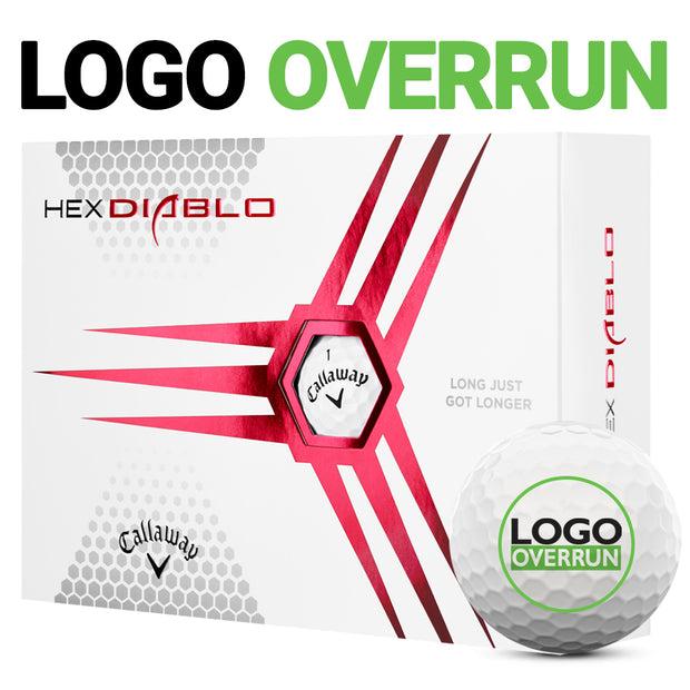 Callaway Hex Diablo Golf Balls - LOGO OVERRUN