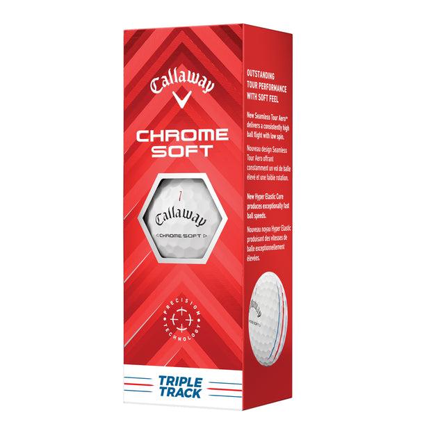 Custom Callaway Chrome Soft Triple Track Golf Balls One Dozen