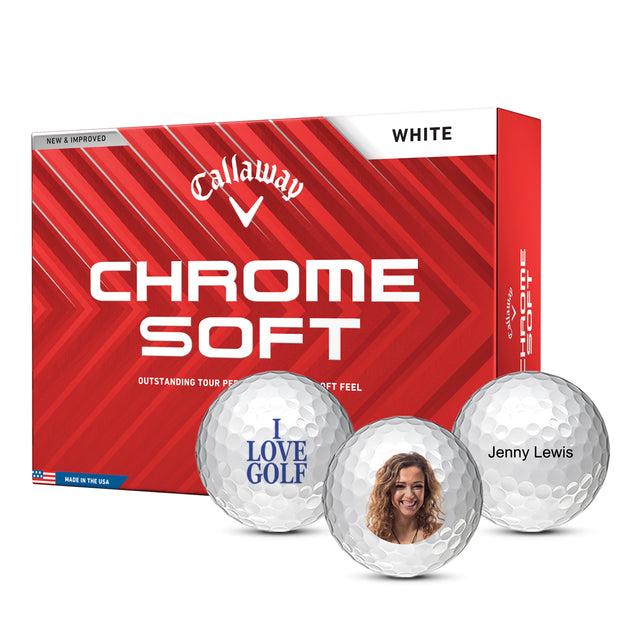 Custom Callaway Chrome Soft Golf Balls One Dozen