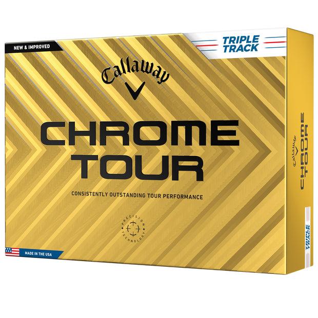 Custom Callaway Chrome Tour Triple Track Golf Balls One Dozen