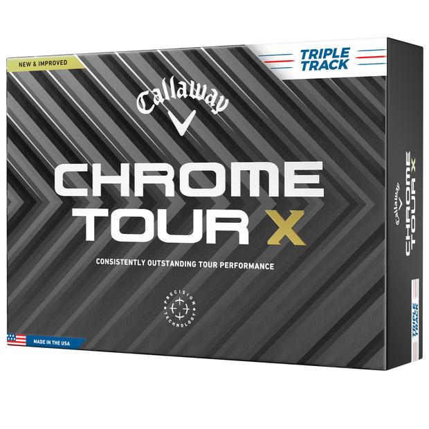 Custom Callaway Chrome Tour X Triple Track Golf Balls One Dozen