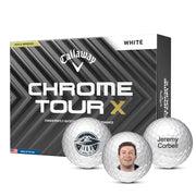 Custom Callaway Chrome Tour X Golf Balls One Dozen