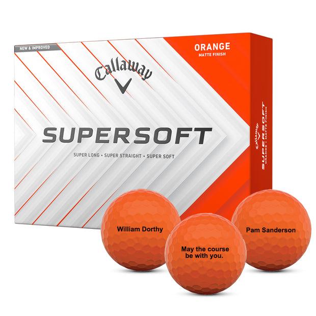 Callaway Supersoft Orange Golf Balls