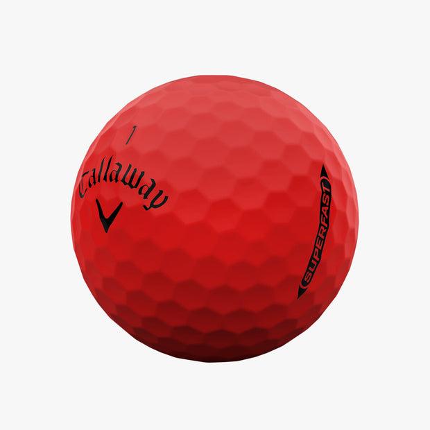 Callaway Superfast Bold Red Golf Balls - 15 Ball Pack
