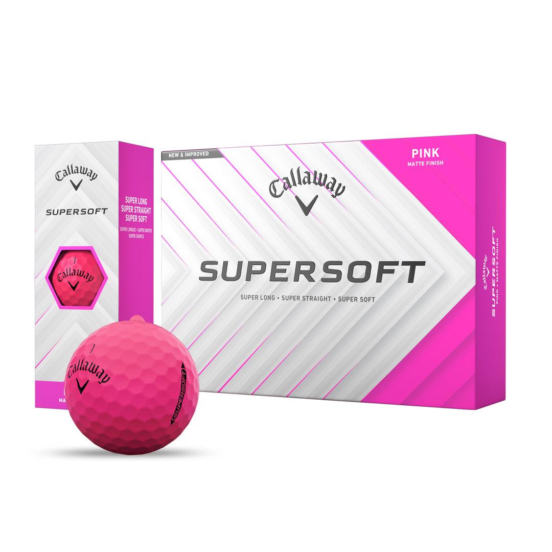 Callaway Supersoft Pink Golf Balls - MyCustomGolfBall