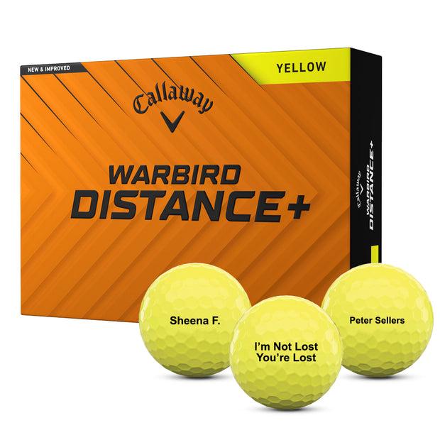 Callaway Warbird Yellow Golf Balls