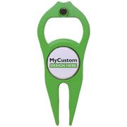 Kelly Green Hat Trick 6 in 1 Divot Tool