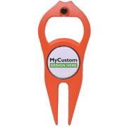 Orange Hat Trick 6 in 1 Divot Tool