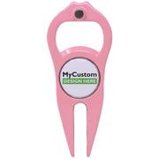 Pink Hat Trick 6 in 1 Divot Tool