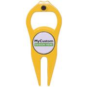 Yellow Hat Trick 6 in 1 Divot Tool