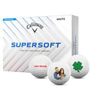 Custom Callaway Supersoft Golf Balls One Dozen