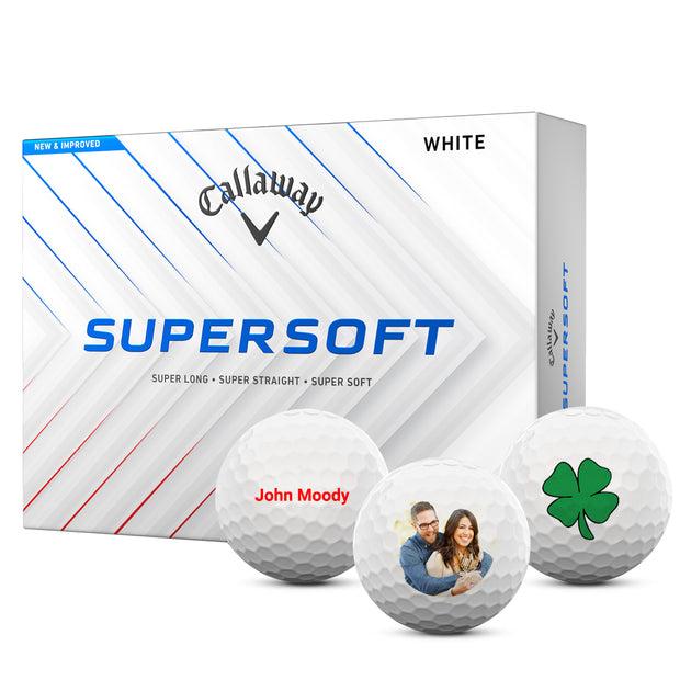 Custom Callaway Supersoft Golf Balls One Dozen
