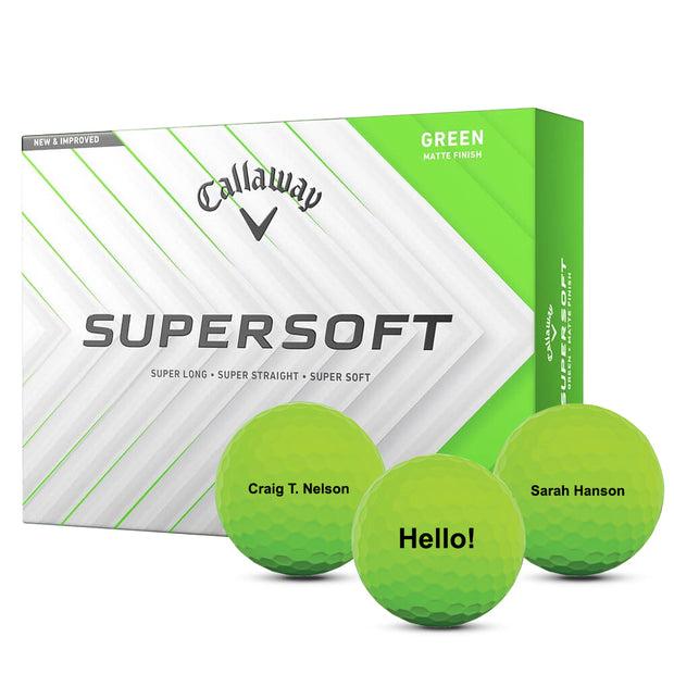 Callaway Supersoft Green Golf Balls