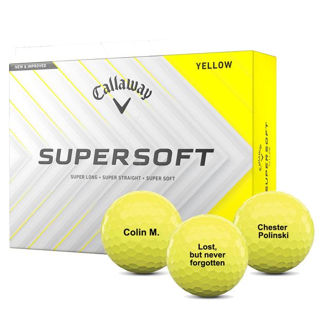 Callaway Supersoft Yellow Golf Balls