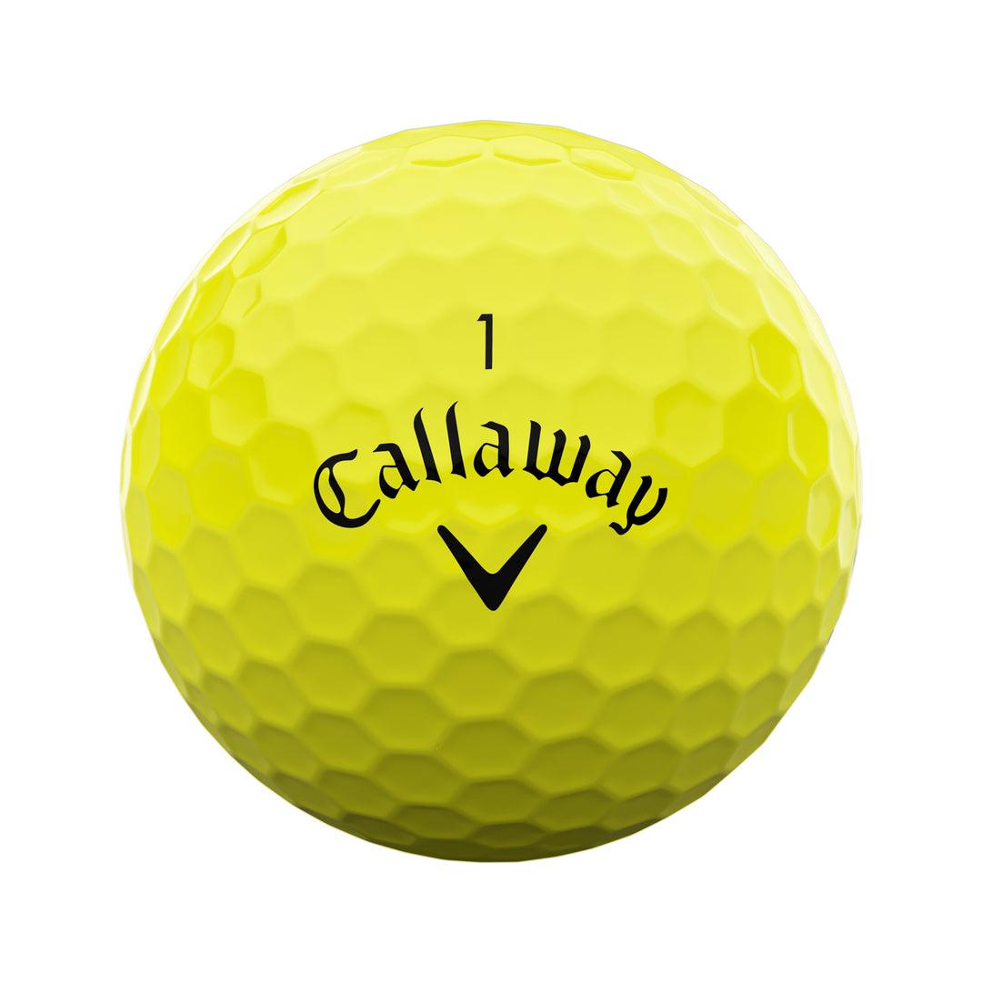 Custom Callaway Supersoft Yellow Golf Balls - MyCustomGolfBall