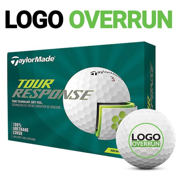 TaylorMade Tour Response Golf Balls - LOGO OVERRUN