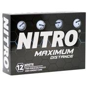 Nitro Maximum Distance Golf Balls - LOGO OVERRUN