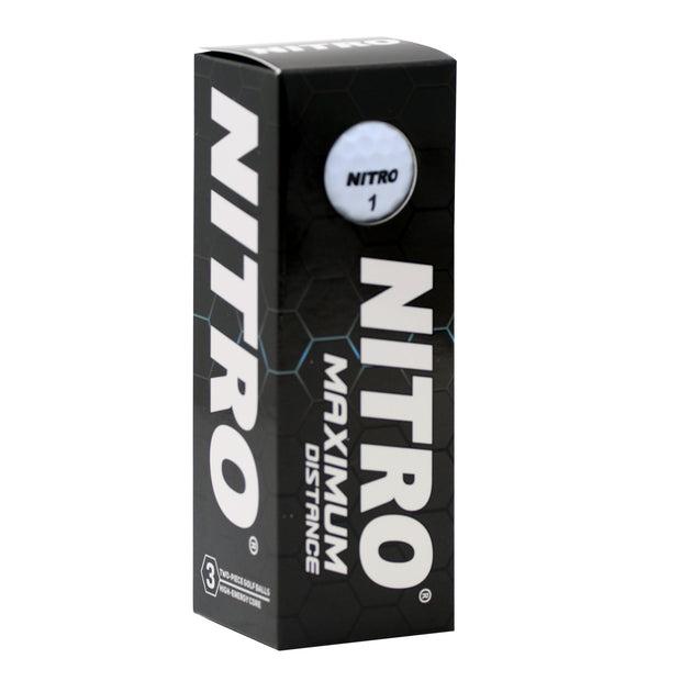 Nitro Maximum Distance Golf Balls - LOGO OVERRUN