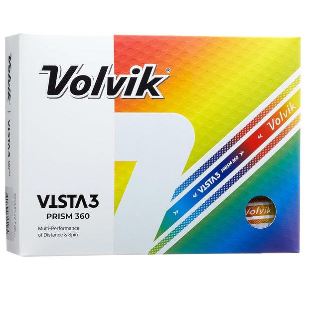 Volvik Vista3 Prism 360 Golf Balls - LOGO OVERRUN