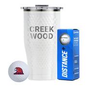 27 Oz Orca Chaser W/Sleeve of TaylorMade Distance Plus Laser Engraved