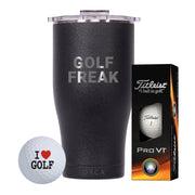 27 Oz Orca Chaser W/Sleeve of Titleist Pro V1 Laser Engraved