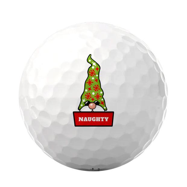 Christmas Golf Balls - 3 Ball Sleeve