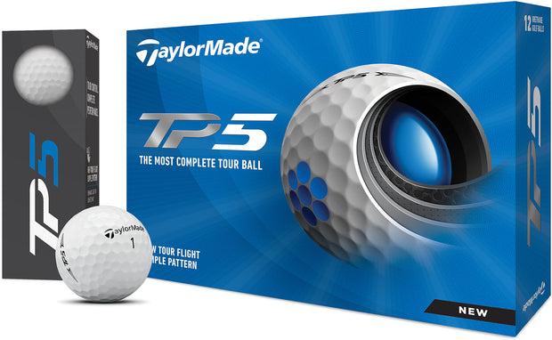 TaylorMade TP5 Prior Generation Golf Balls - LOGO OVERRUN