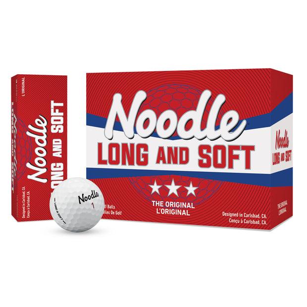 Noodle Long and Soft Golf Balls - 24 Ball Pack