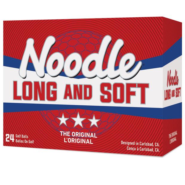 Custom Noodle Long and Soft Golf Balls - Double Dozen