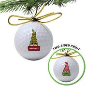 Christmas Golf Ball Ornament