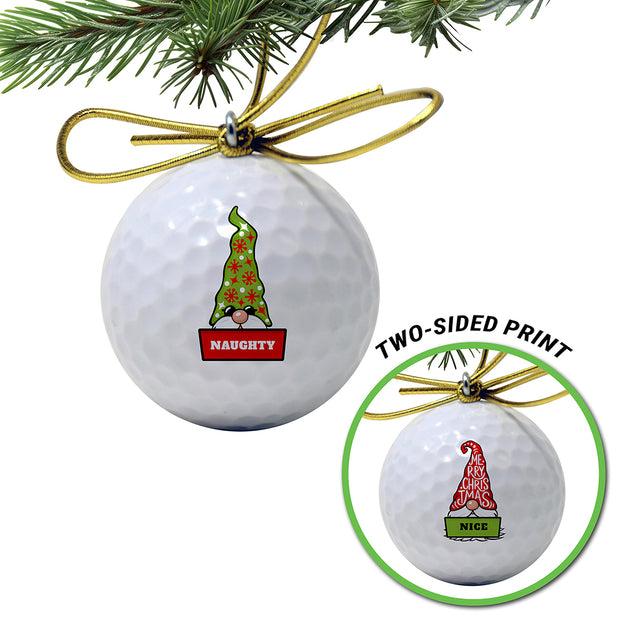 Christmas Golf Ball Ornament