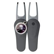 Pitchfix Original Divot Tool with Custom Ball Marker (Gunmetal)